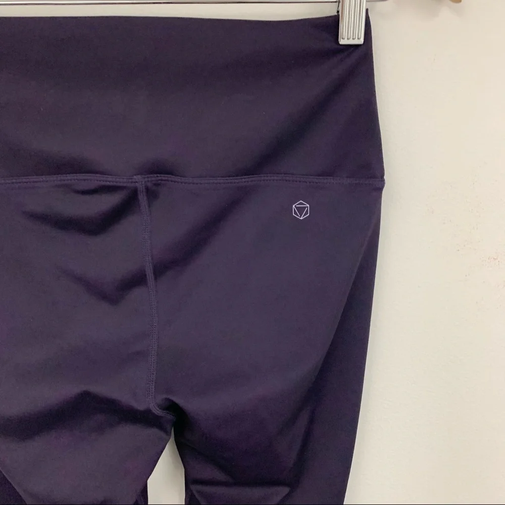 AR-33 Womens Purple High Waist Leggings sz M - Picture 8 of 11